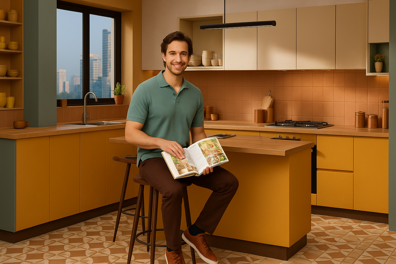 Modern living room interior by Wood Style Interiors